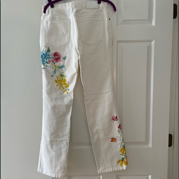 Vintage Ralph Lauren Floral Jeans - Picture 2 of 8